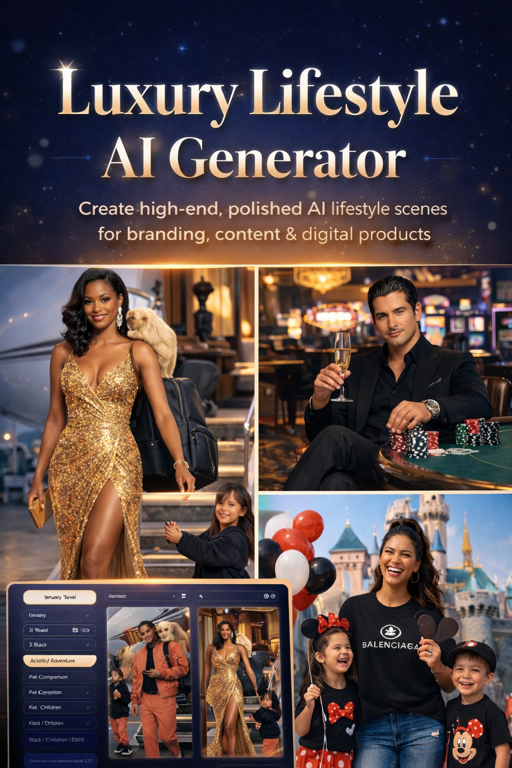 Luxury Lifestyle  Generator App